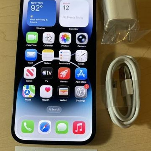 Apple iPhone 14 Pro - Unlocked, 256 GB, Black, A2650