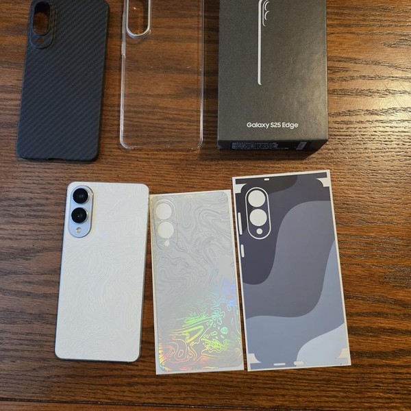 Samsung Galaxy S25 Edge - Unlocked, 256 GB, Icy Blue, 12 GB, SM-S937U1