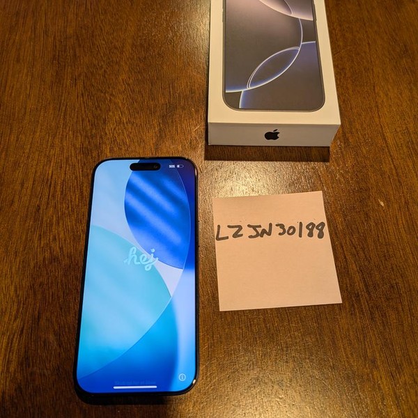 Apple iPhone 16 Pro - Unlocked, 256 GB, Black, A3083