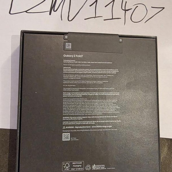 Samsung Galaxy Z Fold7 - T-Mobile, 256 GB, Silver Shadow, 12 GB, SM-F966U