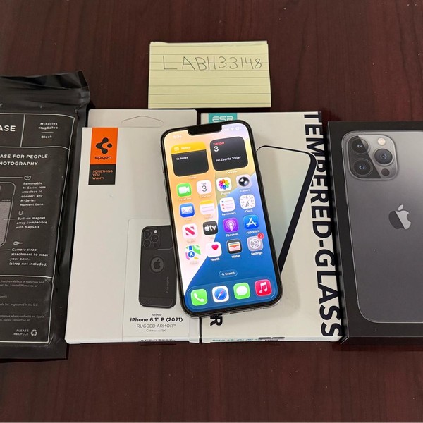 Apple iPhone 13 Pro - Unlocked, 128 GB, Graphite, A2483