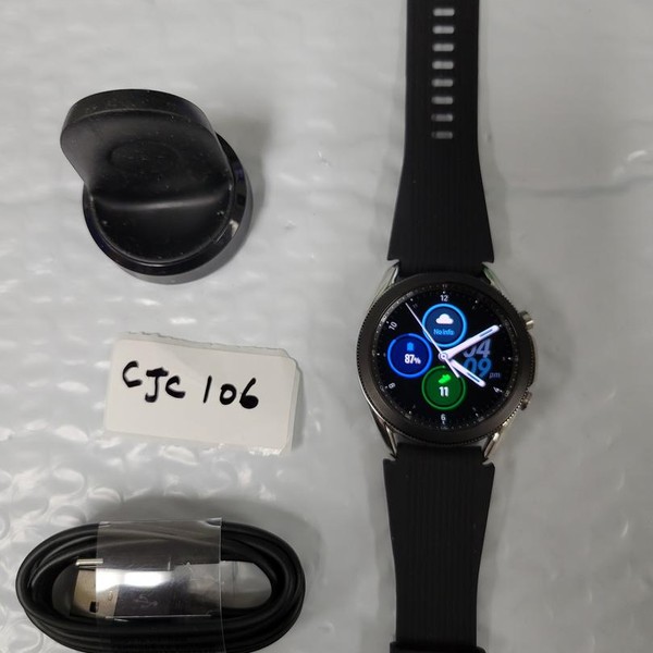 Samsung Galaxy Watch3 - Wi-Fi, Mystic Black, 45mm, Titanium