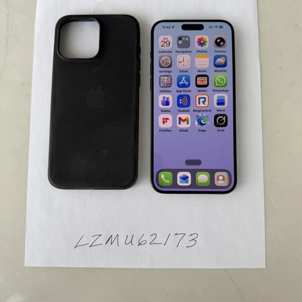 Apple iPhone 15 Pro Max - Unlocked, 256 GB, Black, A2849