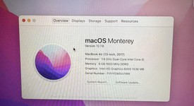 Good
													MacBook Air 2017 - 13" - I5, Silver, 128 GB, 8 GB, photo 2 of 10