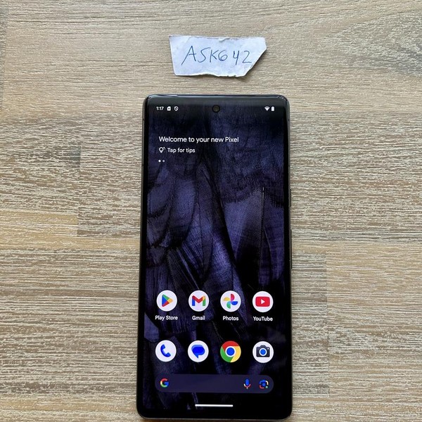 Google Pixel 7 - Unlocked, 128 GB, Obsidian, 8 GB, GVU6C, Sub-6 5G