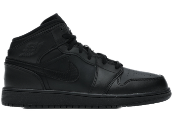 Jordan 1 Retro Mid Black (2016) (GS) for sale