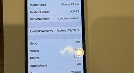 Good
													Apple iPhone 13 Pro - Unlocked, Sierra Blue, 256 GB, A2483, photo 4 of 5