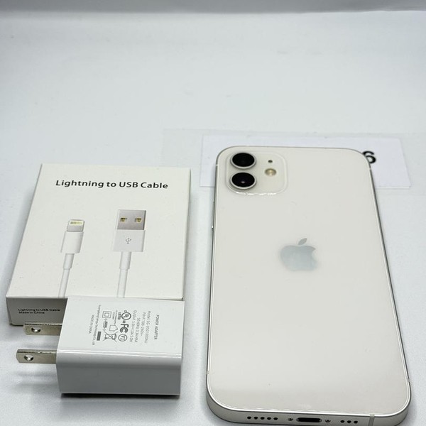Apple iPhone 12 - Unlocked, 64 GB, White, A2172