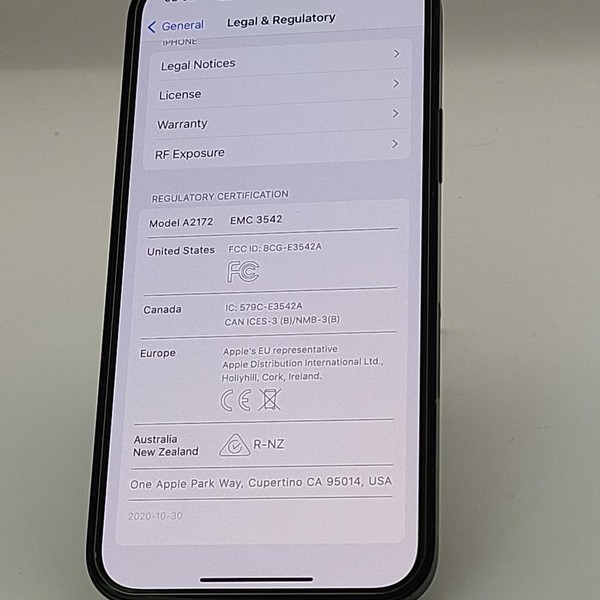 Apple iPhone 12 - AT&T, 64 GB, Black, A2172