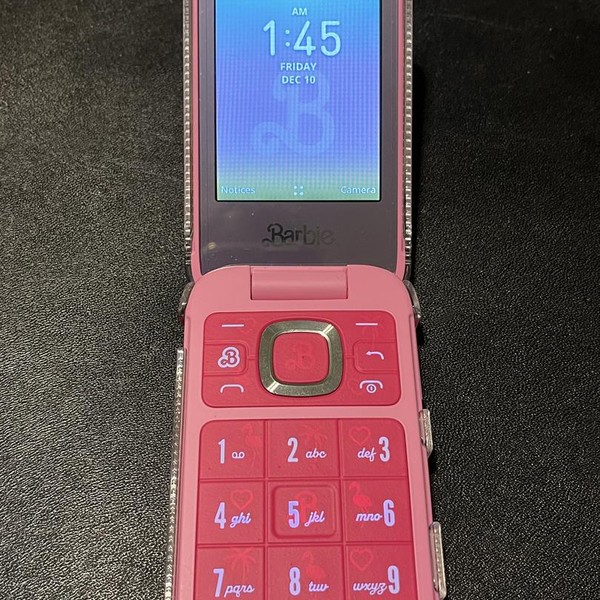 HMD Barbie Phone - Unlocked, Power Pink, 4 GB