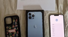 Good
													Apple iPhone 13 Pro Max - Unlocked, Sierra Blue, 256 GB, A2484, photo 1 of 11