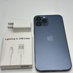 Good Apple iPhone 12 Pro Max - Unlocked, 128 GB, Pacific Blue, A2342