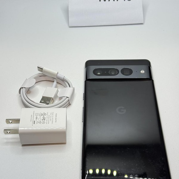 Google Pixel 7 Pro - Unlocked, 128 GB, Obsidian, 12 GB, GE2AE
