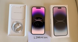 Good
													Apple iPhone 14 Pro Max - Unlocked, Purple, 256 GB, A2651, photo 1 of 9