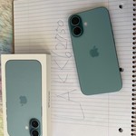 Mint Apple iPhone 16 - Unlocked, 256 GB, Teal, A3081