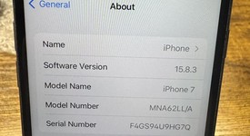 Good
													Apple iPhone 7 - Unlocked, Black, 256 GB, A1778, GSM, photo 2 of 8