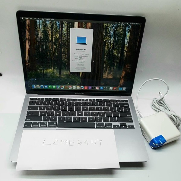 MacBook Air 2020 - 13 inch - 512 GB, Gray, 8 GB, Intel Core i5