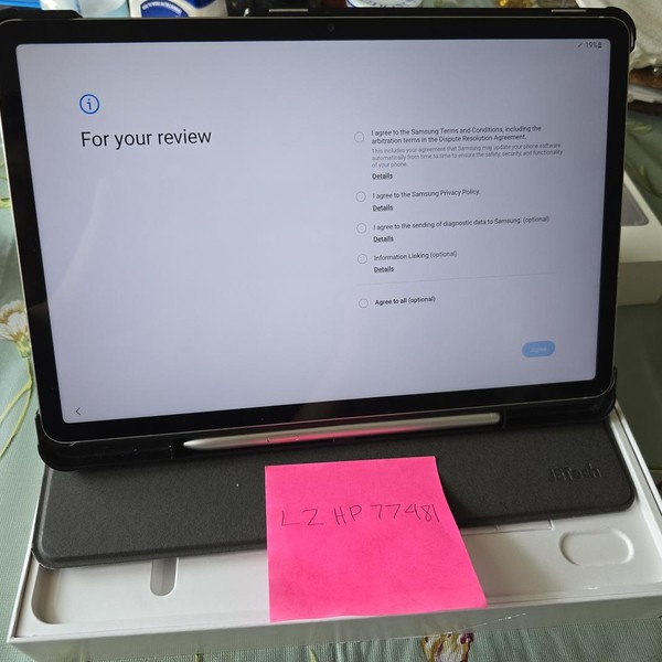 Samsung Galaxy Tab S7 - Wi-Fi, 128 GB, Mystic Silver, 6 GB, SM-T870, Wi-Fi