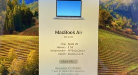 Fair
													MacBook Air 2020 - 13" - Apple M1, Gray, 128 GB, 8 GB, photo 2 of 13