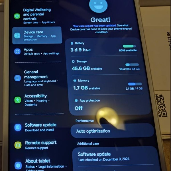 Samsung Galaxy Tab A7 Lite - Wi-Fi, Silver, 64 GB, 4 GB
