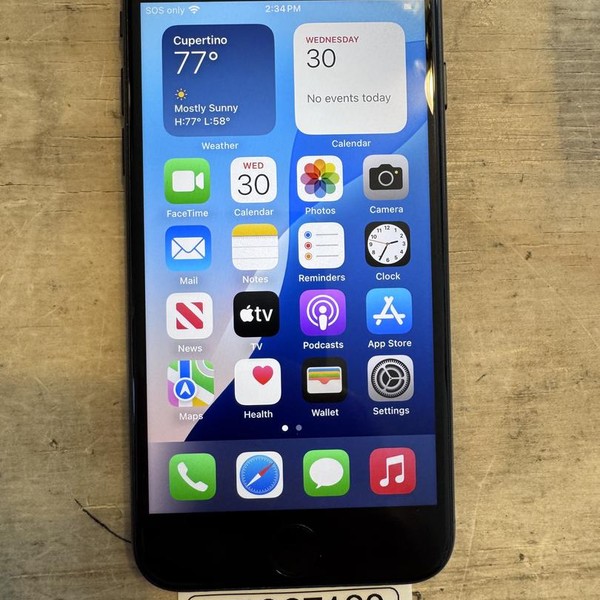 Apple iPhone SE 3rd Gen 2022 - T-Mobile, 64 GB, Midnight, A2595