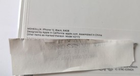 New
													Apple iPhone 12 - Unlocked, Black, 64 GB, A2172, photo 4 of 5