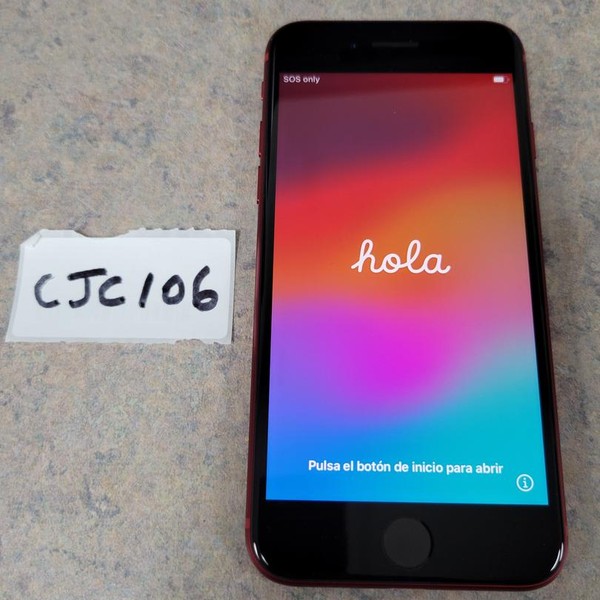 Apple iPhone SE 3rd Gen 2022 - Unlocked, 64 GB, Red, A2595