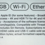 New Apple TV 4k 3rd Gen (2022) - 128 GB, Wi-Fi + Plus Ethernet