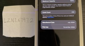 Good
													Apple iPhone 16 Pro Max - Unlocked, Black, 256 GB, A3084, photo 2 of 6