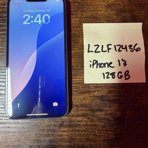 Apple iPhone 13 - Verizon, 128 GB, Blue, A2482