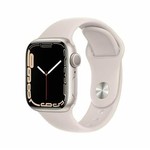 Good Apple Watch Series 7 45mm - Unlocked, Starlight, A2477 - Cellular, Aluminum