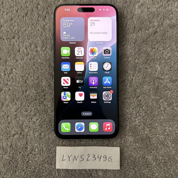 Apple iPhone 15 Pro Max - Unlocked, 1 TB, Black, A2849