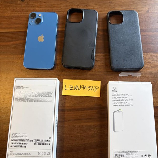 Apple iPhone 13 Mini - Unlocked, 256 GB, Blue, A2481