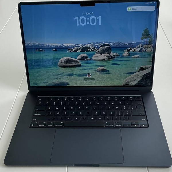 MacBook Air 2023 (M2) - 15 inch - 256 GB, Midnight, 8 GB, Apple M2