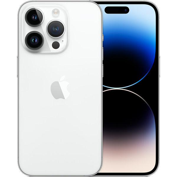 Apple iPhone 14 Pro - Unlocked, Silver, 128 GB, A2650