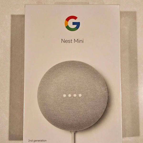 Google Nest Home Mini 2nd Gen - Chalk