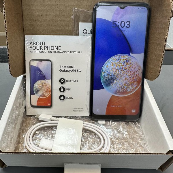 Samsung Galaxy A14 5G - Unlocked, 64 GB, Black, 4 GB