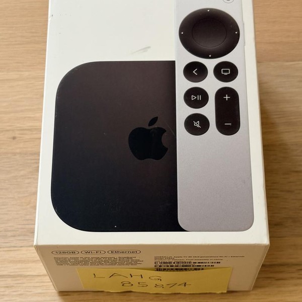 Apple TV 4k 3rd Gen (2022) - 128 GB, Wi-Fi + Plus Ethernet