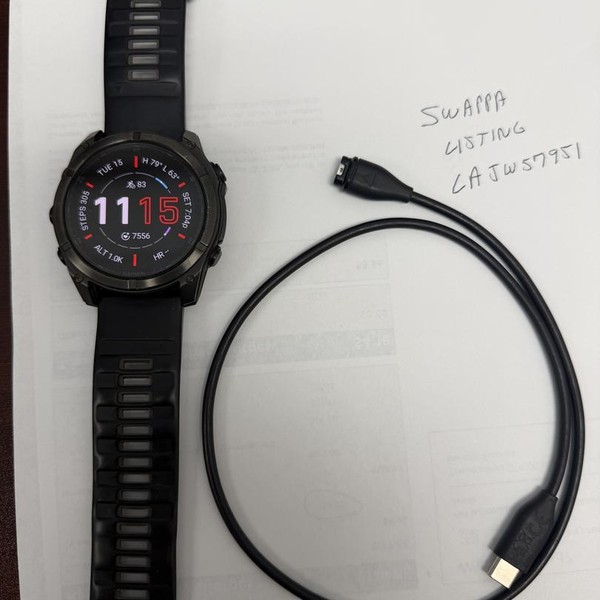 Garmin Fenix 8 - Carbon, AMOLED