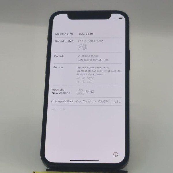 Apple iPhone 12 Mini - AT&T, 64 GB, Black, A2176