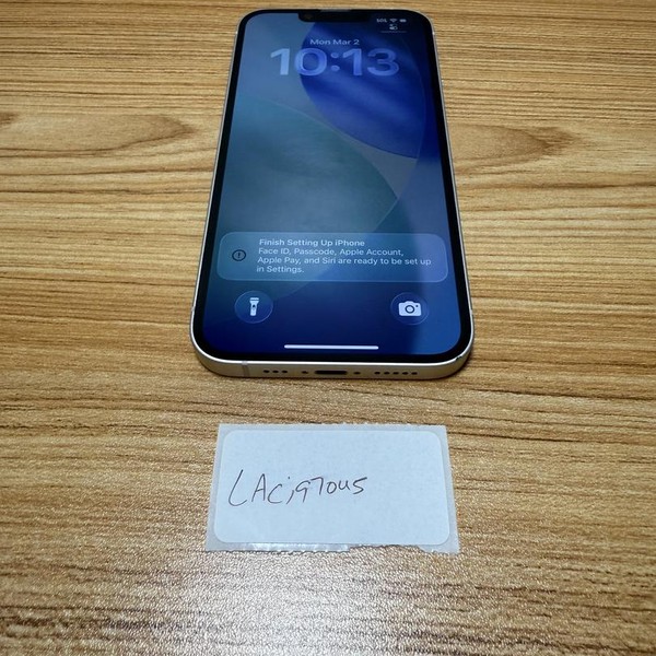 Apple iPhone 14 - Unlocked, 128 GB, Starlight, A2649