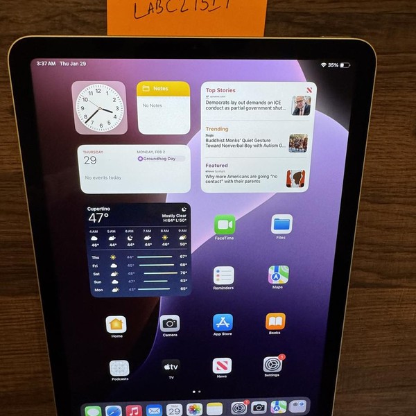 Apple iPad Air 4th Gen - Wi-Fi, 64 GB, Green, A2316