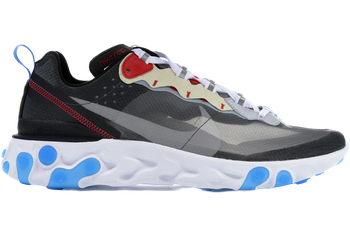 Nike React Element 87 Dark Grey Photo Blue for sale