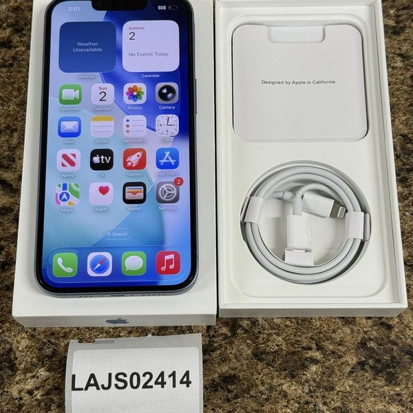 Apple iPhone 14 - Unlocked, 256 GB, Blue, A2649