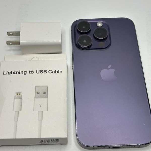 Apple iPhone 14 Pro - Unlocked, 256 GB, Purple, A2650