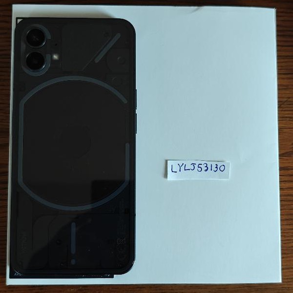 Nothing Phone (1) - Unlocked Non-US, 128 GB, Black, 8 GB