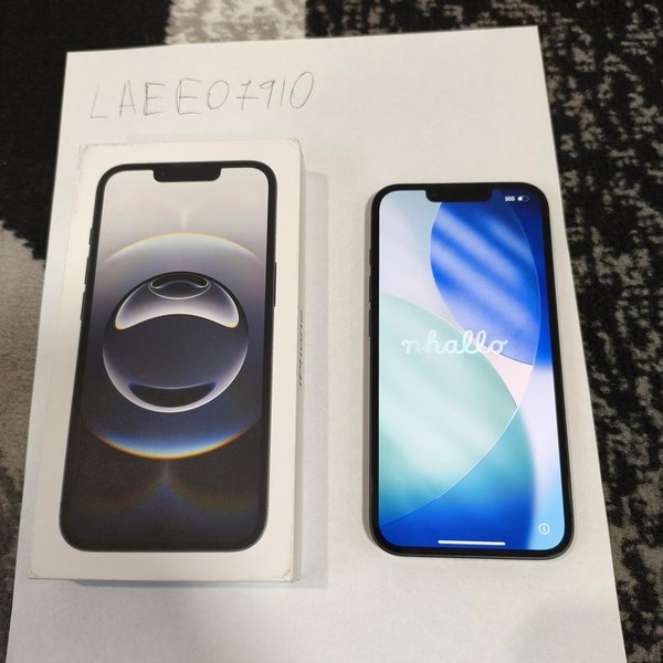 Apple iPhone 16e - T-Mobile, 128 GB, Black, A3212