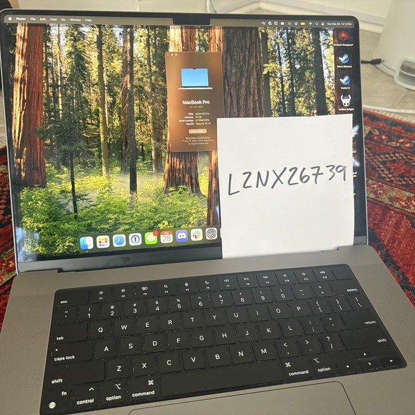 MacBook Pro 2023 - 16 inch - 512 GB, Silver, 16 GB, Apple M2 Pro 12-core