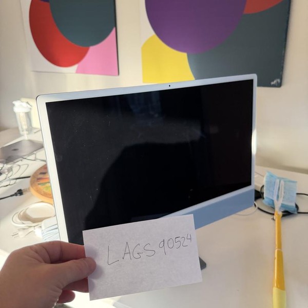 iMac 2021 24 inch - 256 GB, Blue, 8 GB, Apple M1