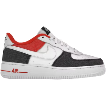 Nike Air Force 1 Low LV8 1 Denim White Red for sale
